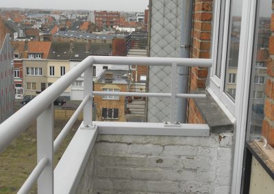 Balustrade aluminium op maat