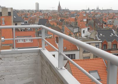 Balustrade aluminium op maat