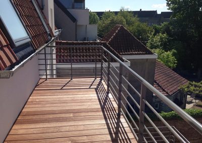 Aluminium balustrades