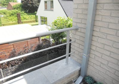 Aluminium maatwerk borstwering West-Vlaanderen