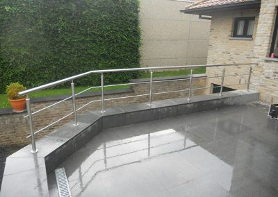 Inox balustrade