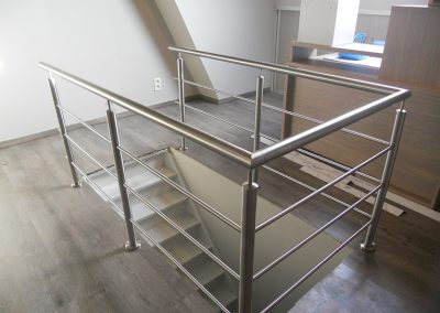 Inox balustrade op maat West-Vlaanderen