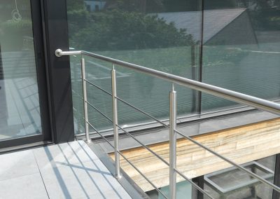 Balustrade in inox