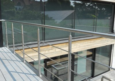 Inox balustrade