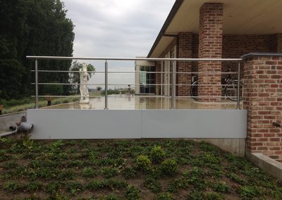 Inox balustrade