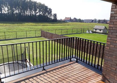 Aluminium balustrade - zwart - NDR Constructies