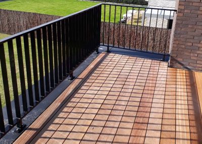 Balustrade terras - zwart - NDR Constructies