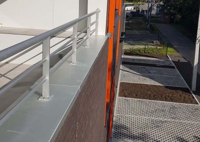 Terrasbalustrade op maat - aluminium - NDR Constructies